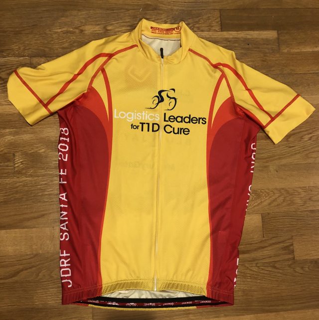 Logistics Leaders for T1D Cure team jersey