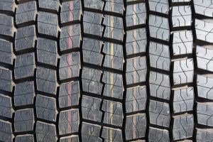 Truck tire texture background