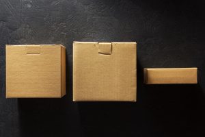 cardboard box on background