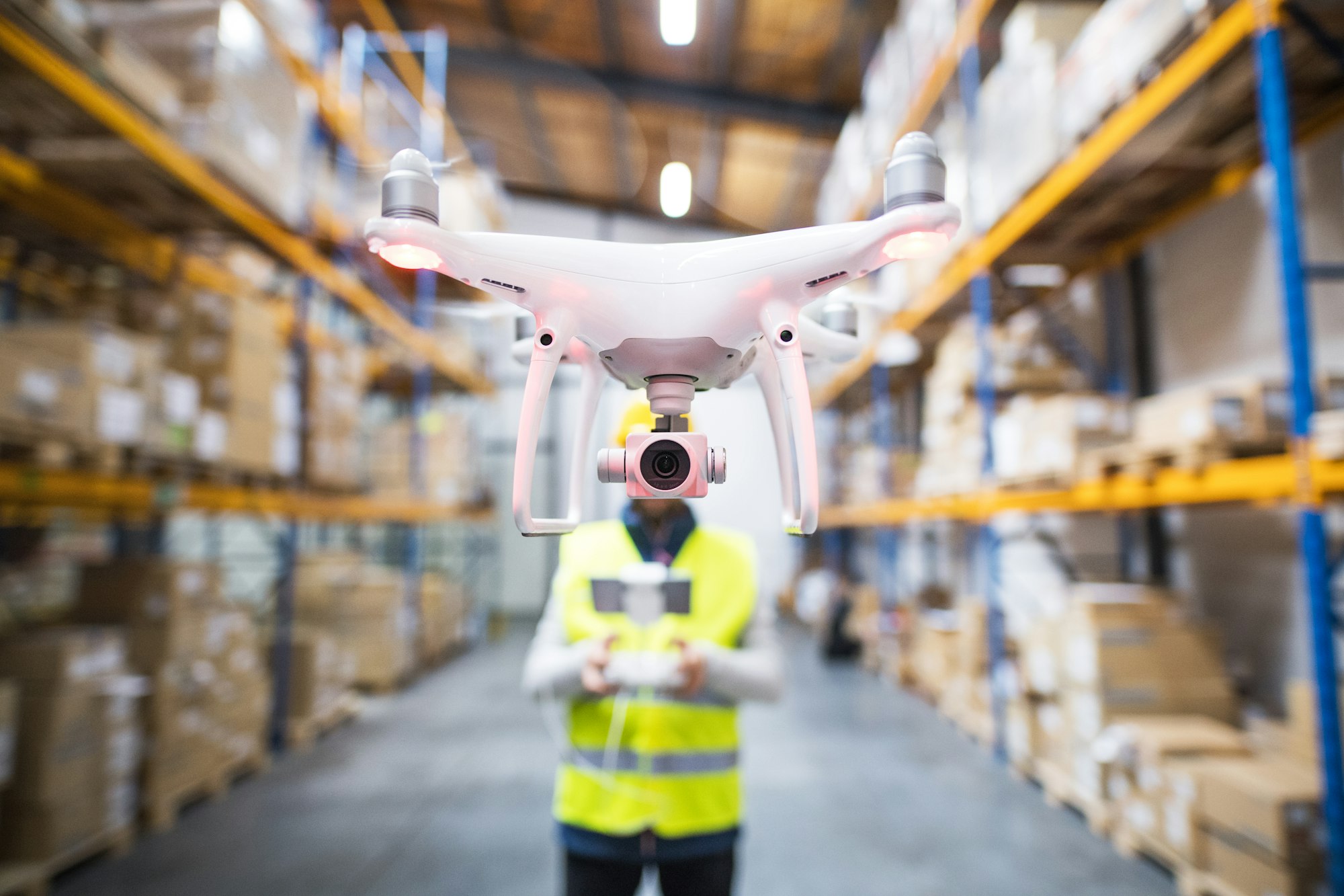 Drone delivery vs. drones in the warehouse